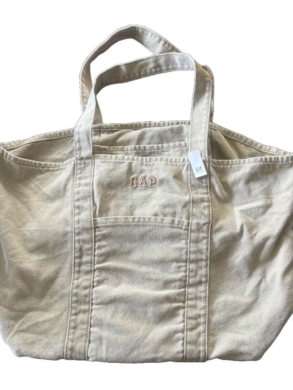 GAP Canvas Tote Bag in Tan